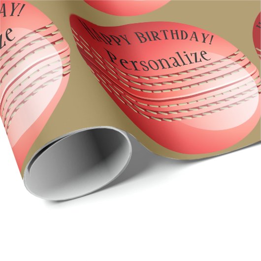 Guter Geburtsdatum für den Namen des Baller "Custo Geschenkpapier (Rolleneckpunkt)