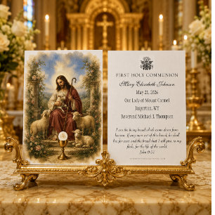 Guter Hirte Eucharistische Kommunion Erinnerung