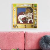 Guter Hirte verlor das Sheep-Symbol Leinwanddruck (Insitu (Wohnzimmer))