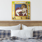 Guter Hirte verlor das Sheep-Symbol Leinwanddruck (Insitu (Schlafzimmer))
