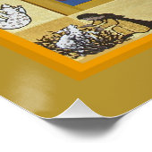 Guter Hirte verlor das Sheep-Symbol Poster (Ecke)