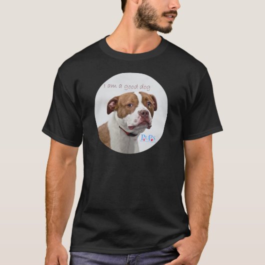 Guter Hund Grube Bull Rescue T-Shirt (Vorderseite)