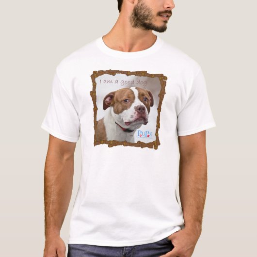 Guter Hund Grube Bull Rescue T-Shirt (Vorderseite)