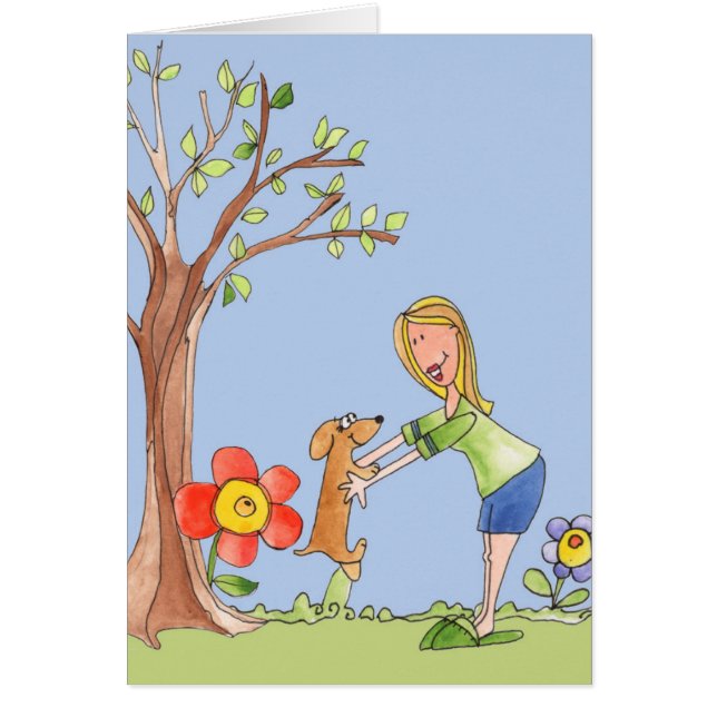 Guter Hund - leere Karte (Vorne)