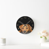 Guter Hund Runde Wanduhr (Zuhause)