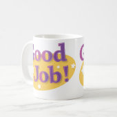 Guter Job! Kaffeetasse (Vorderseite Links)