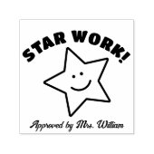 Guter Job STAR Grade Enmutigation Teacher Permastempel (Design)