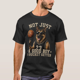 Guter Junge Bucket Getter Deutscher Schäferhund Ba T-Shirt