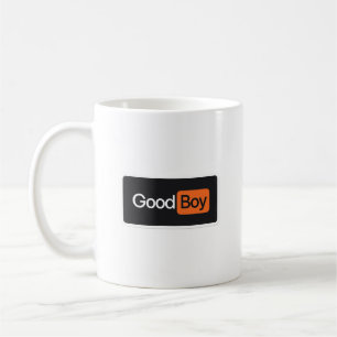 Guter Junge Lustiger Orange und Schwarzer Meme Kaf Kaffeetasse