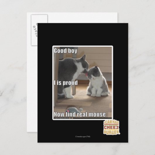 Guter Junge Postkarte (Vorne/Hinten)