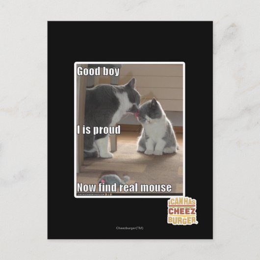 Guter Junge Postkarte (Vorderseite)