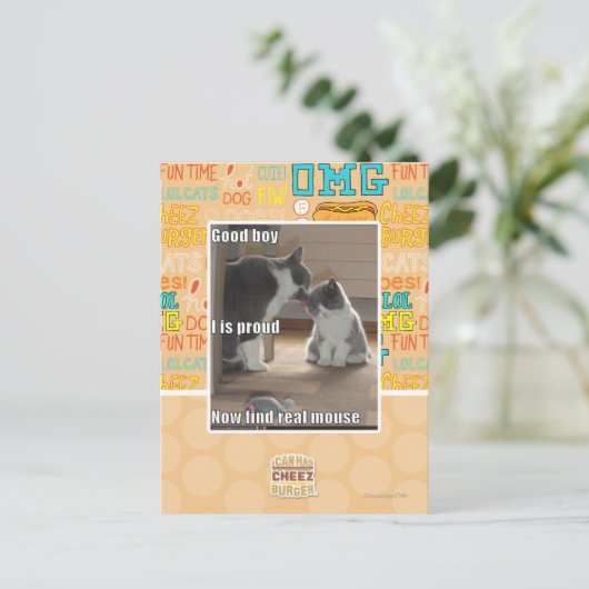 Guter Junge Postkarte (Stehend Vorderseite)