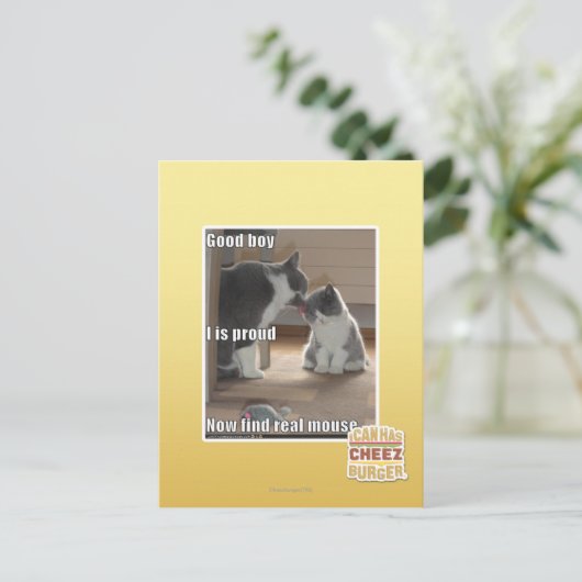 guter Junge Postkarte (Stehend Vorderseite)