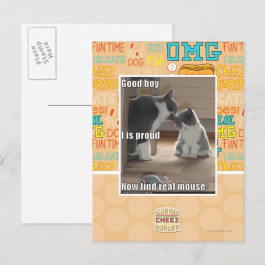 Guter Junge Postkarte (Vorne/Hinten)