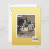 Guter Junge Postkarte (Vorne/Hinten)