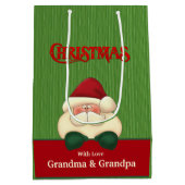 GUTER Junge Weihnachten Custom Weihnachten Mittlere Geschenktüte (Rückseite)