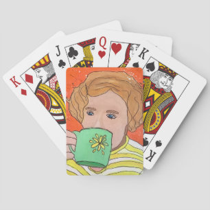 Guter Kaffee Spielkarten