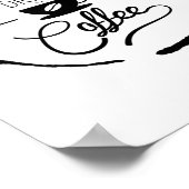 Guter Kaffee, Zitat Poster (Ecke)