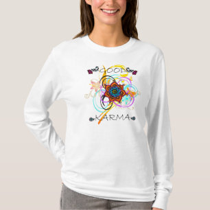 Guter Karmamandala-Wirbel Hoody lange Hülse