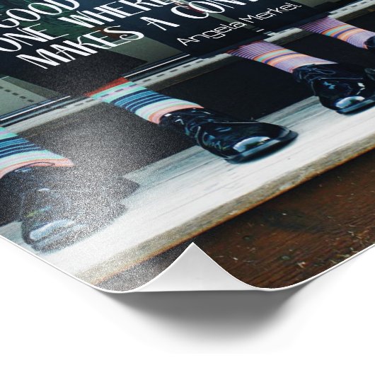 Guter Kompromiss Fotodruck (Ecke)