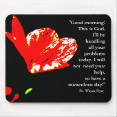 "Guter Morgen! Dieses ist Gott" Mousepad (Vorne)