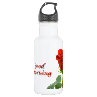 guter Morgen Edelstahlflasche