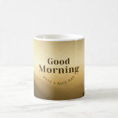 guter Morgen Kaffeetasse (Mittel)