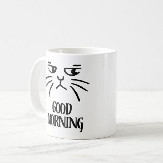 guter Morgen Kaffeetasse (Vorderseite Links)