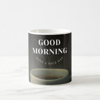 guter Morgen Kaffeetasse