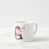 Guter Morgen Montag der Kaffee-Tasse "! " Espressotasse (Vorderseite Rechts)