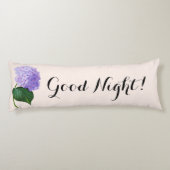 Guter Morgen Pink Hydrangea Kissen (Rückseite)