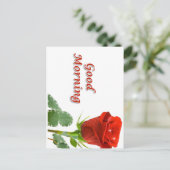 guter Morgen Postkarte (Stehend Vorderseite)