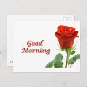 guter Morgen Postkarte (Vorne/Hinten)