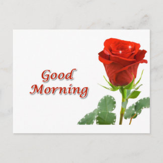guter Morgen Postkarte