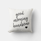 Guter Morgen schönes Herz Kissen (Vorderseite)