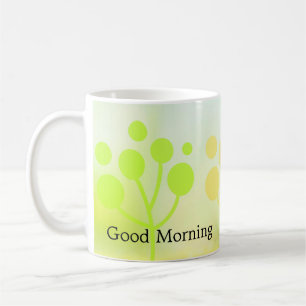 Guter Morgen Tasse ohne Stress