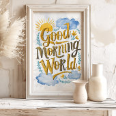 Guter Morgen Weltkulturerbe Poster