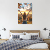 Guter Morgenfall Leinwanddruck (Insitu (Schlafzimmer))