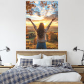Guter Morgenfall Leinwanddruck (Insitu (Schlafzimmer))