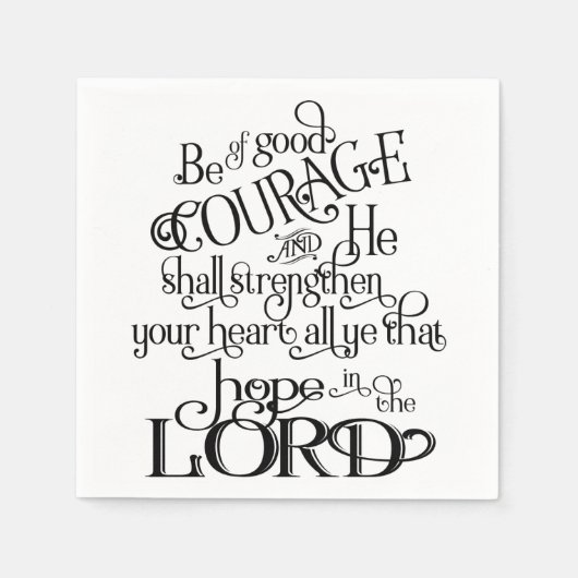 Guter Mut Serviette (Vorderseite)