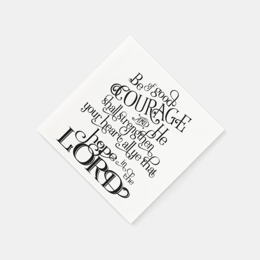 Guter Mut Serviette (Ecke)