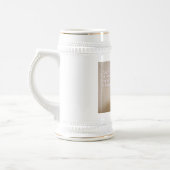 Guter Ol weißer Junge Stein Bierglas (Links)