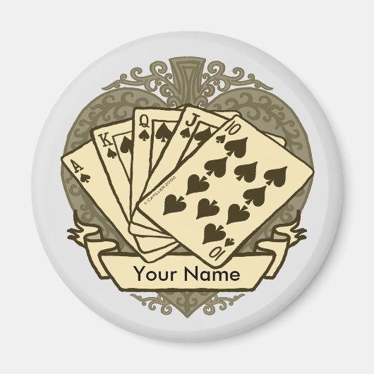 Guter Poker Handmagnet Magnet (Vorne)