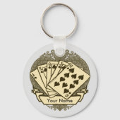 Guter Poker Schlüsselanhänger (Vorderseite)
