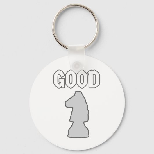 Guter Ritter Schach-Player-Geschenk Schlüsselanhänger (Vorderseite)