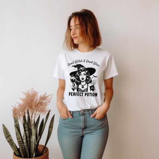 Guter Rotzunge Weinglas Retro Pinup Style T-Shirt