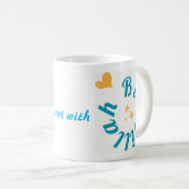 Guter Sache-Anfang mit Bismillah - Kaffee-Tasse Kaffeetasse (VorderseiteRechts)