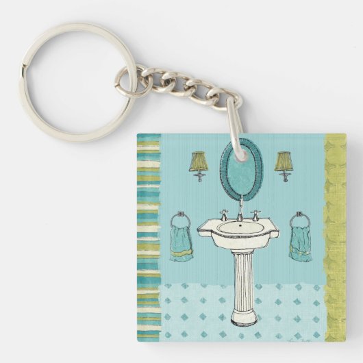 Guter sauberer Spaß Schlüsselanhänger (Vorderseite)