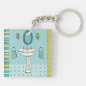 Guter sauberer Spaß Schlüsselanhänger (Rückseite)