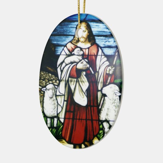 Guter Schäfer Keramik Ornament (Links)